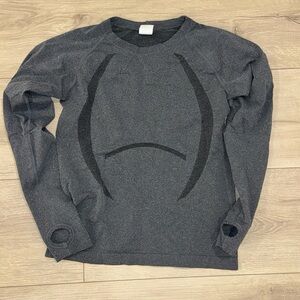 Ptula Gray Long Sleeve Workout top